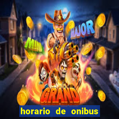 horario de onibus santos dumont x juiz de fora